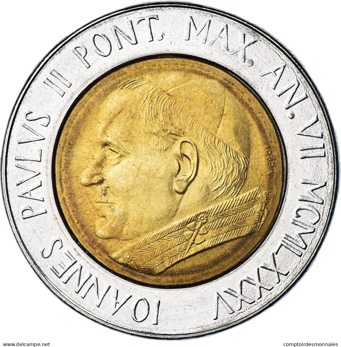 Monnaie, Cité Du Vatican, John Paul II, 500 Lire, 1985, FDC, FDC - Vatican