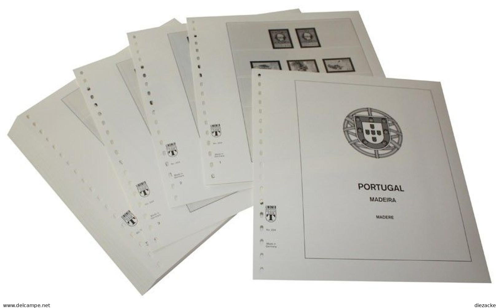 Lindner-T Madeira 1980-2007 Vordrucke 224 Neuware ( - Pre-printed Pages