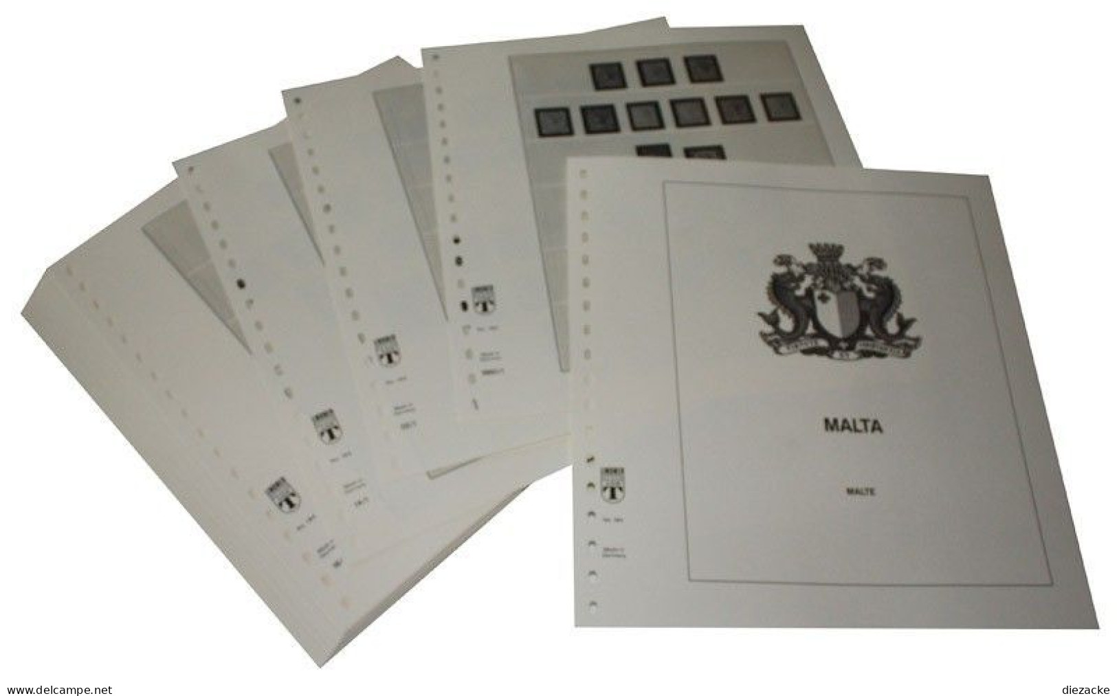 Lindner-T Malta 1860-1971 Vordrucke 184 Neuware ( - Pre-printed Pages