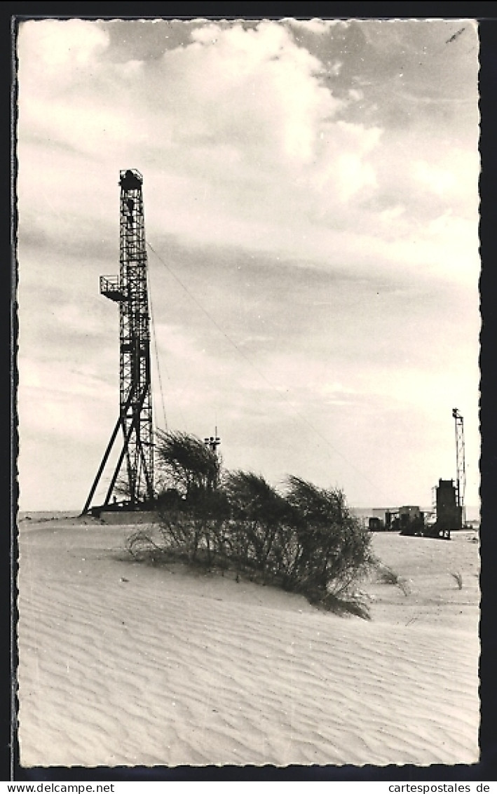 AK Erdölförderung In Der Wüste  - Bergbau
