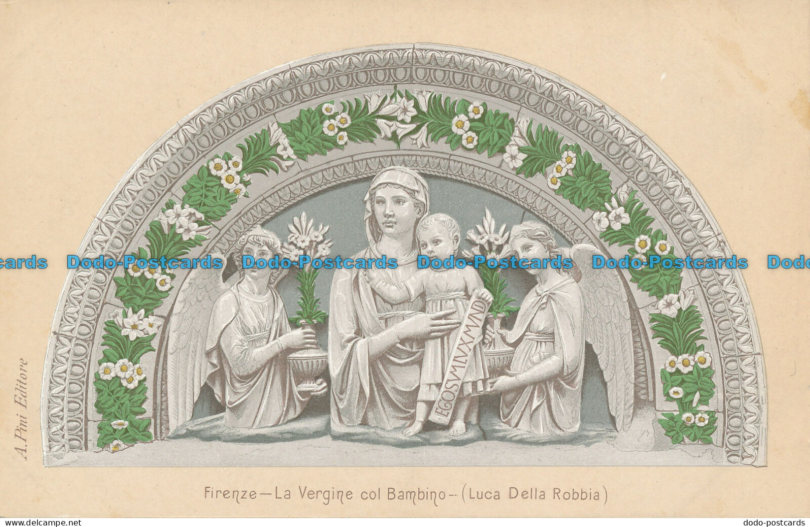 R035811 Firenze. La Vergine Col Bambino. Luca Della Robbia. A. Pini - World