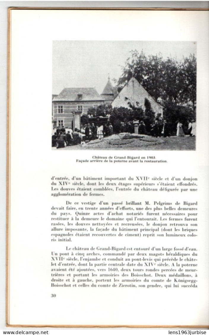 L'oeuvre De Raymond Pelgrims De Bigard , Comte H. De Caboga ( 1955 ) , Grand Bigard , Lavaux Sainte Anne , Beersel , - Belgium