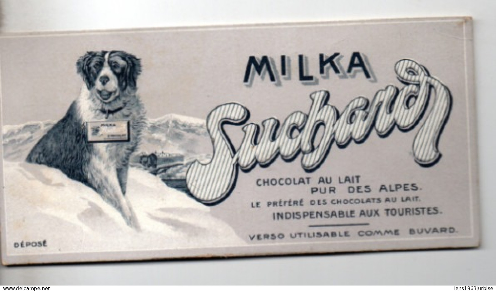 Milka Suchard Buvard - Chocolat
