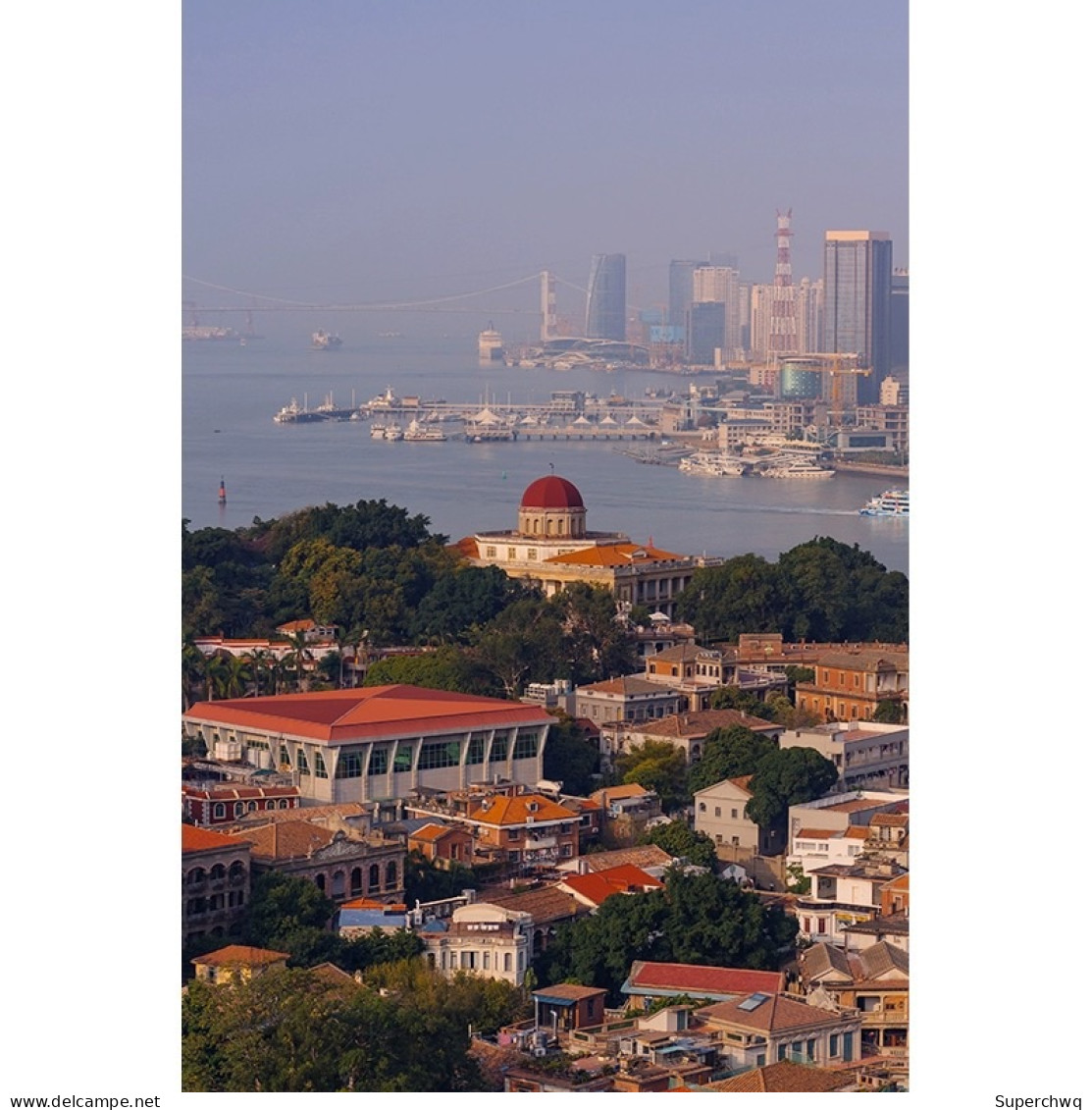 China postcard Original Photography Postcard for "Coastal City Xiamen" - Shapo Wei on Gulangyu Island 8 pcs