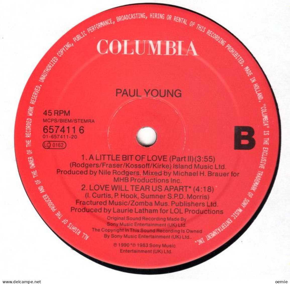 PAUL  YOUNG  DON'T DREAM IT'S OVER - 45 G - Maxi-Single