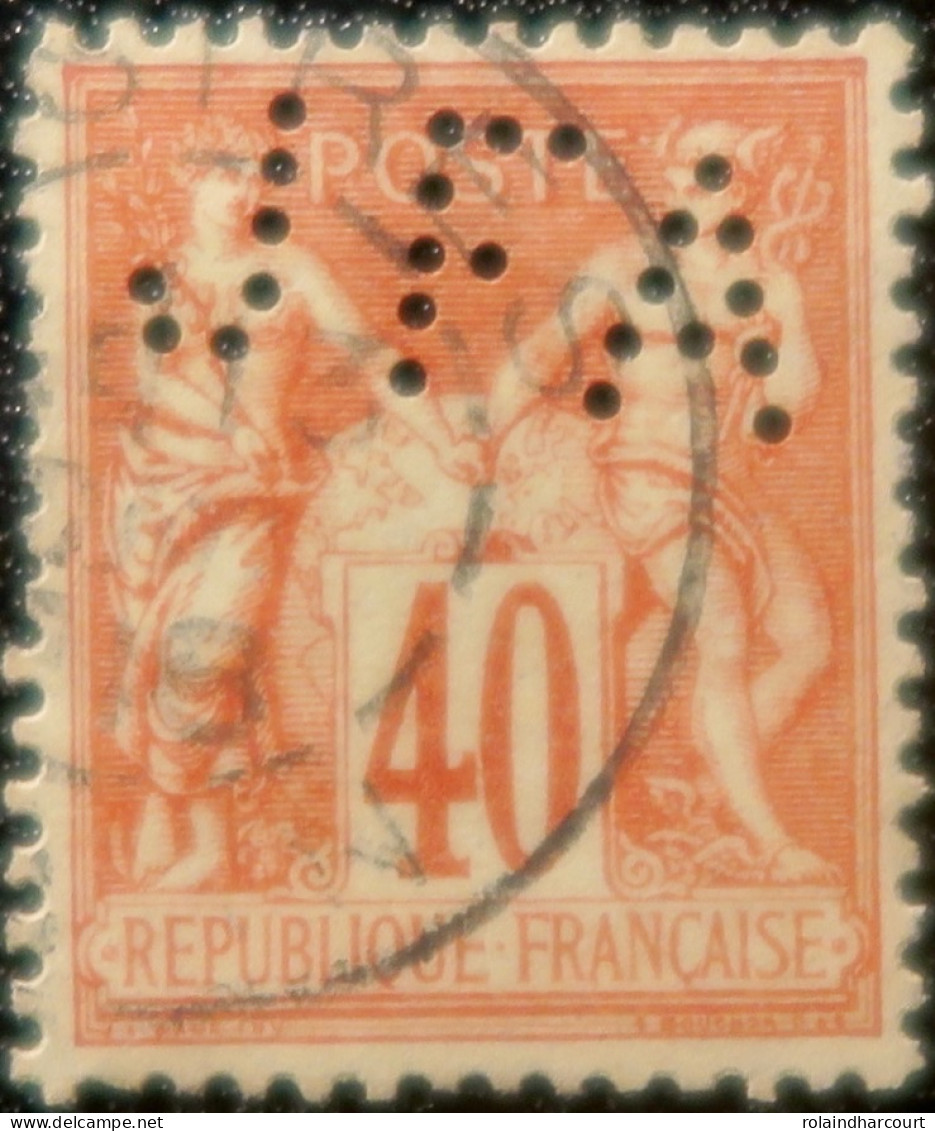 R1311/3120 - FRANCE - SAGE TYPE II N°94 Avec Perforations : " JFA " - 1876-1898 Sage (Type II)