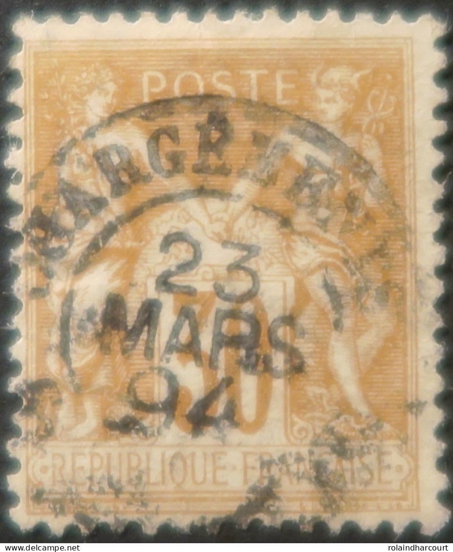 R1311/3124 - FRANCE - SAGE TYPE II N°80 - CàD " CHARGEMENTS " 23 MARS 1894 - 1876-1898 Sage (Type II)
