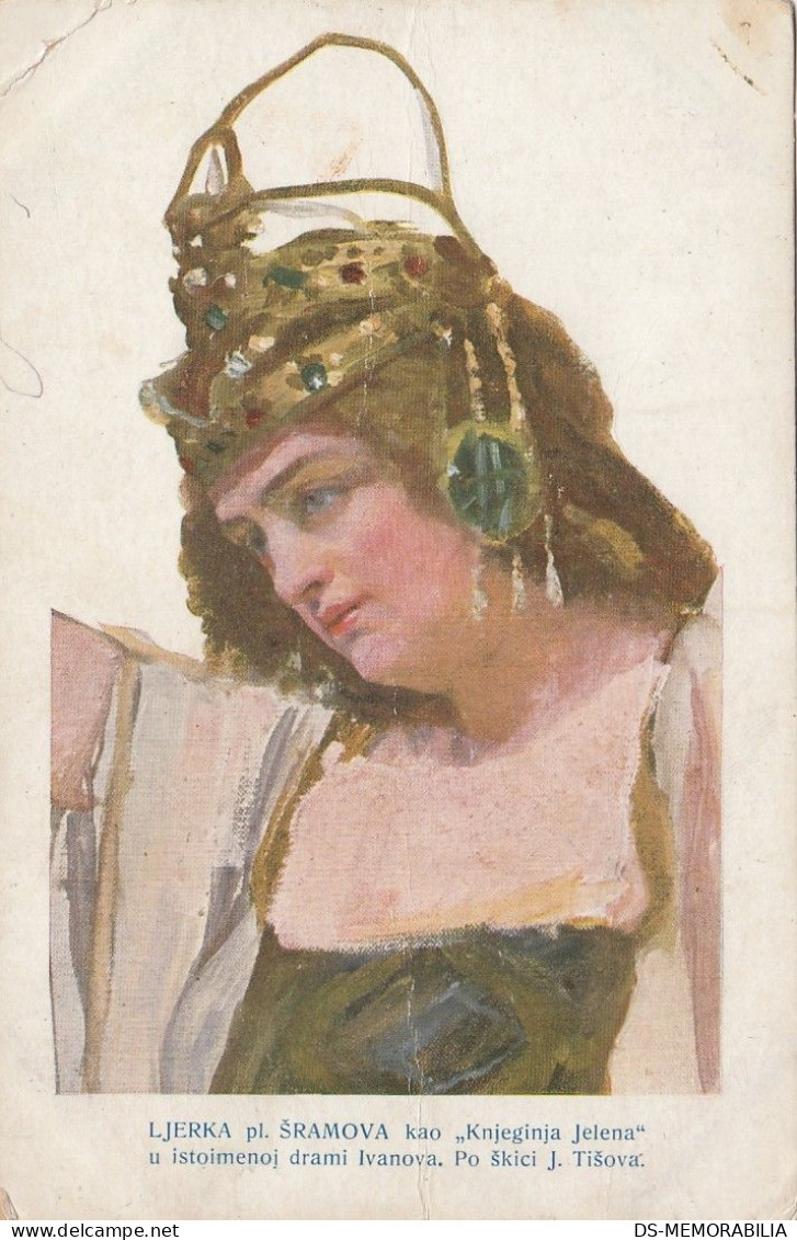 Ljerka Šram Croatian National Theater Actress ( 1874 - 1913 ) - Theatre