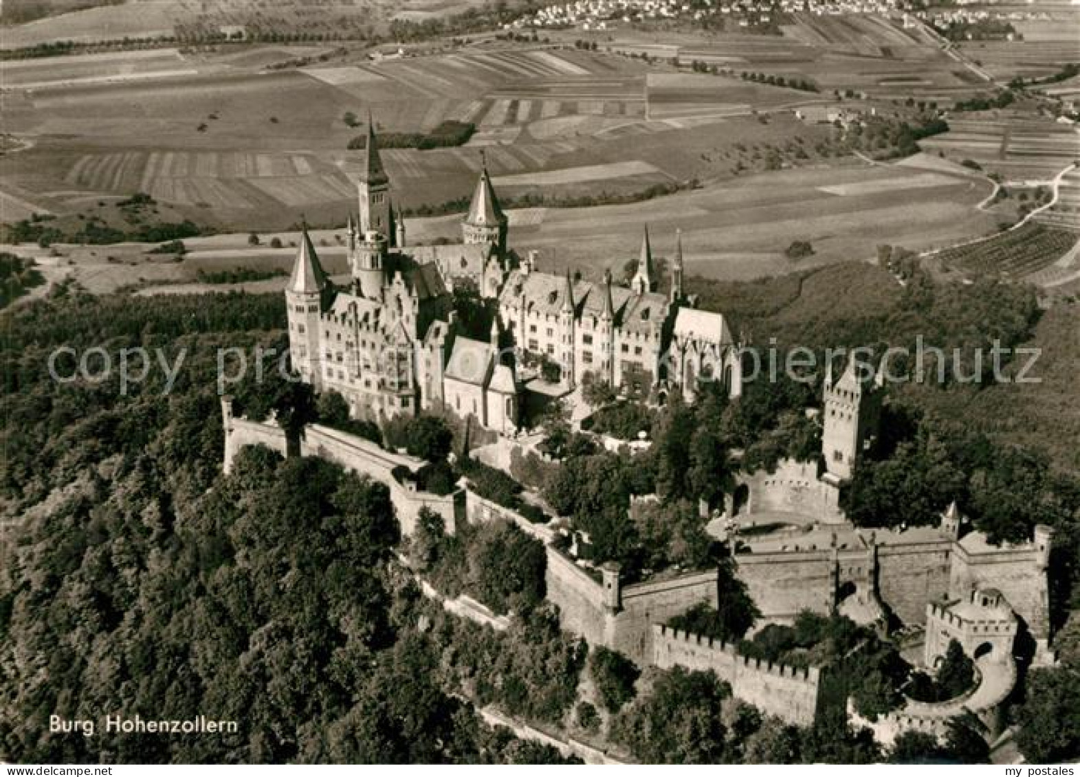 73280155 Hohenzollern Fliegeraufnahme Burg Hohenzollern - Hechingen