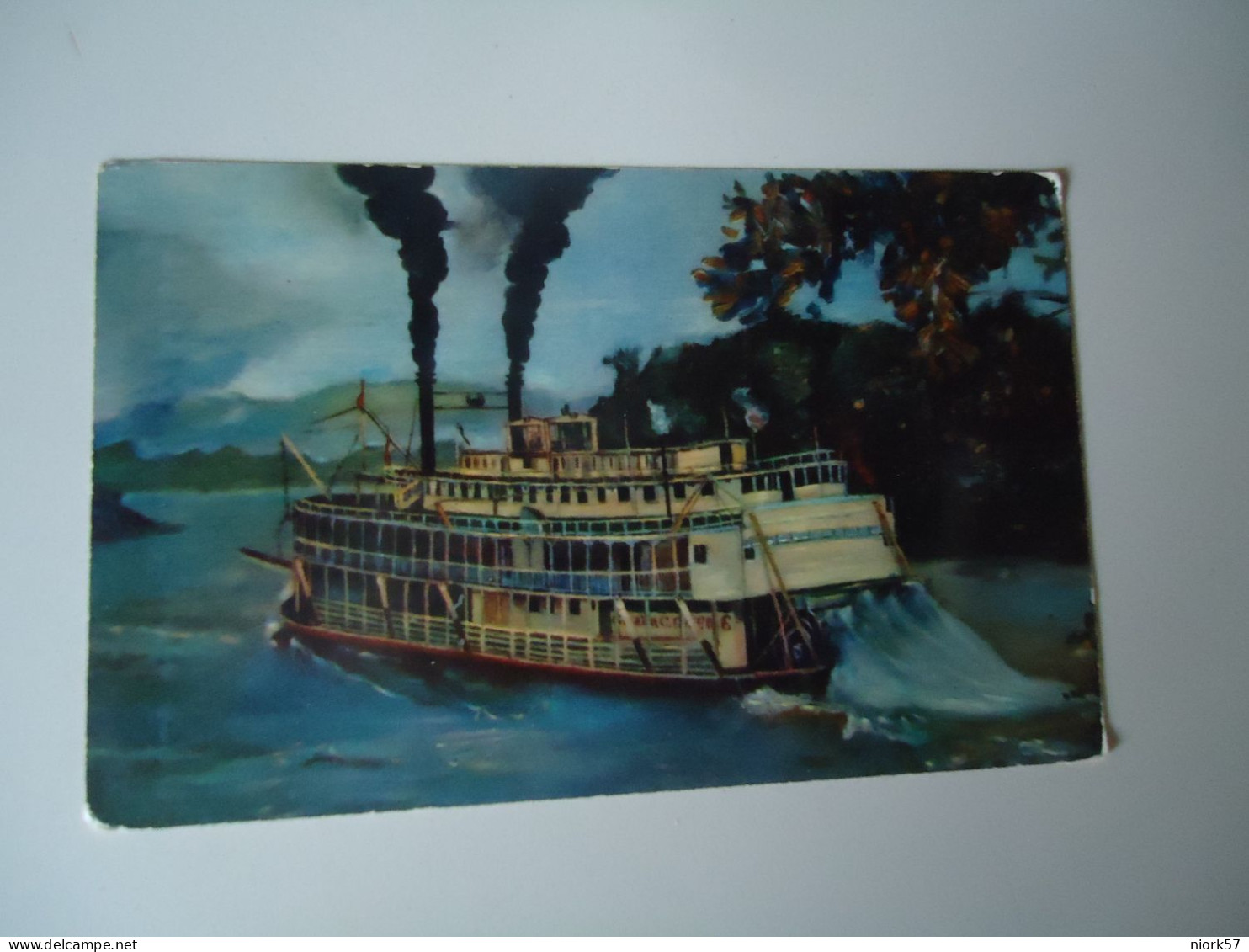 UNITED STATES  POSTCARDS  SHIPS IN MISSISSIPPI RIVER    MORE  PURHASES 10% DISCOUNT - Sonstige & Ohne Zuordnung