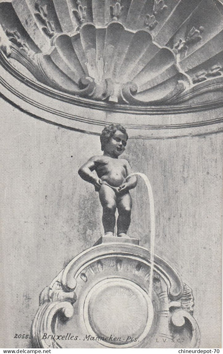 BRUXELLES MANNEKEN PIS  NU - Monuments, édifices