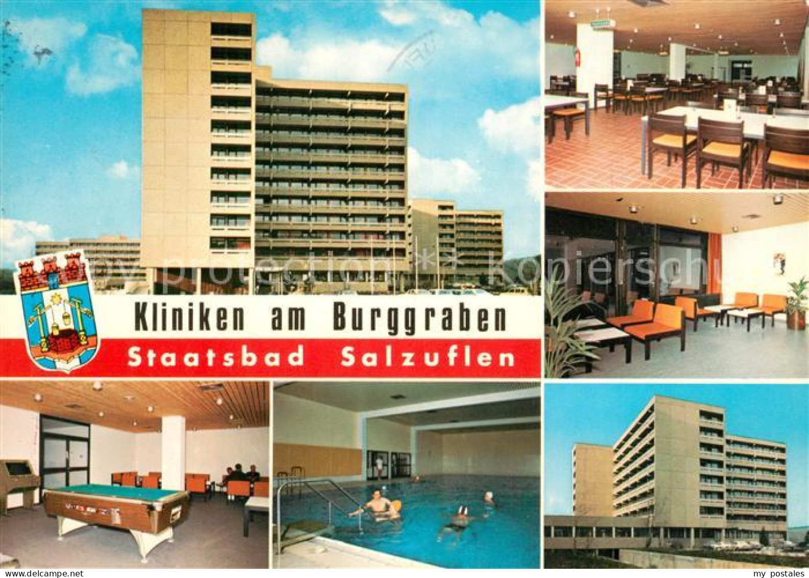 73278194 Bad Salzuflen Kliniken Am Burggraben Billiard Schwimmbad Bad Salzuflen - Bad Salzuflen