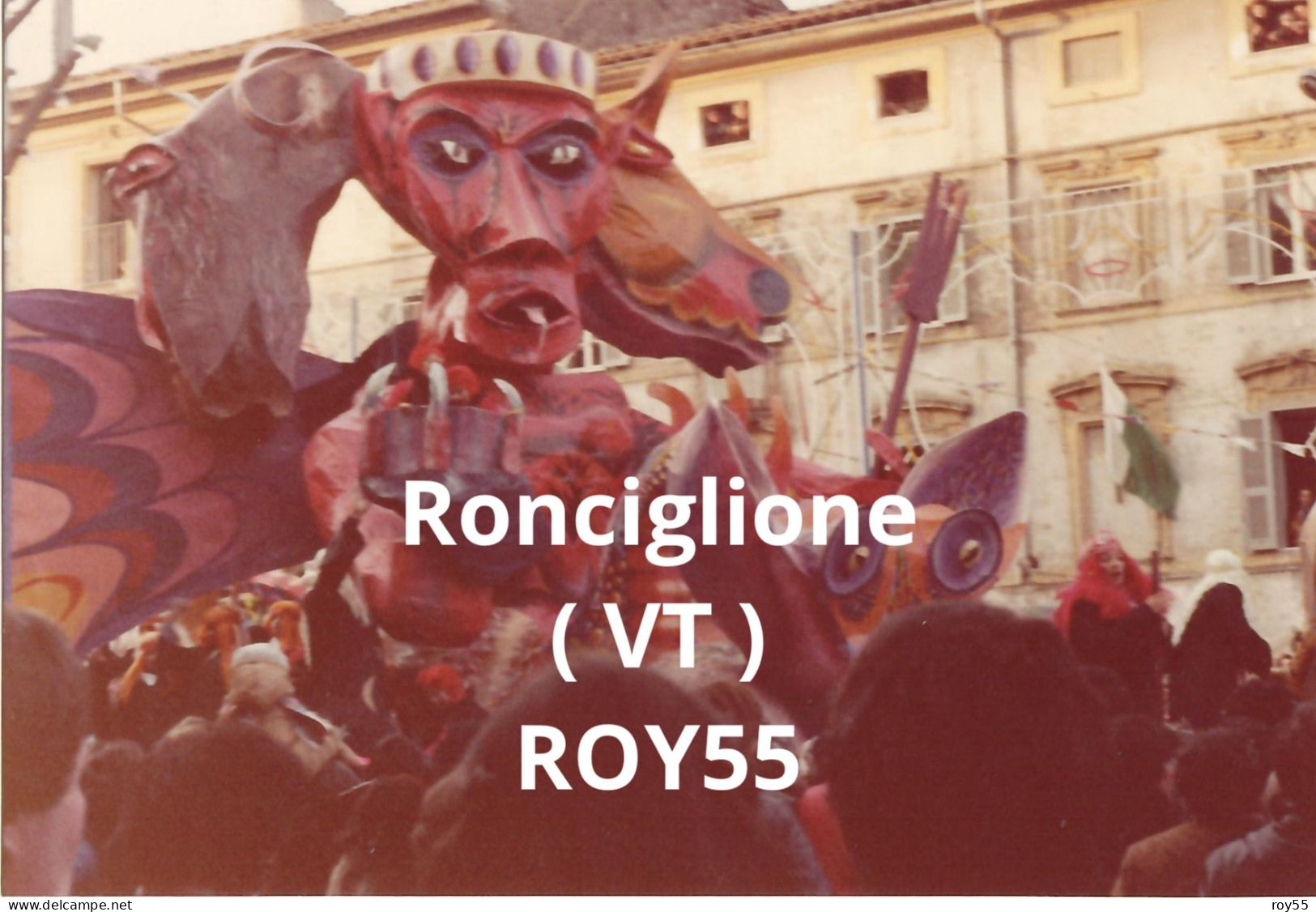 Lazio Viterbo Ronciglione Carnevale 1981 Carro Allegorico (fotografia) - Carnaval