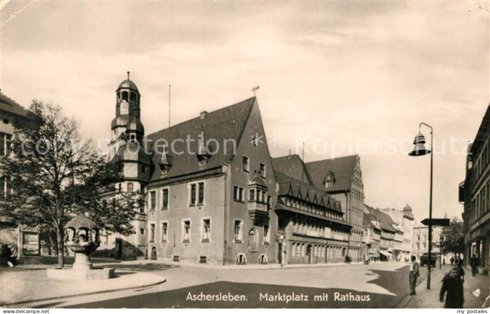 73278106 Aschersleben Marktplatz Mit Rathaus Aschersleben - Aschersleben