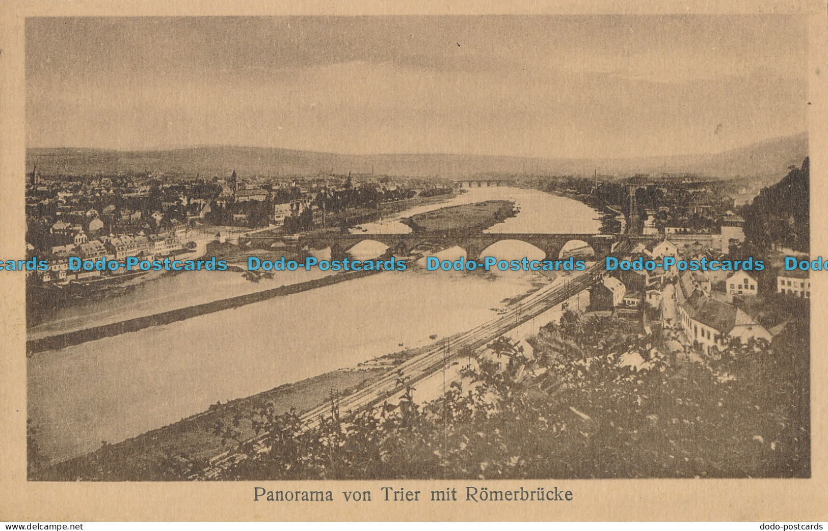 R011482 Panorama Von Trier Mit Romerbrucke. Karl Rud. Bremer - Monde