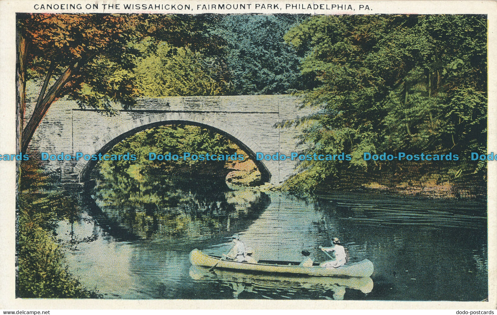 R011488 Canoeing On The Wissahickon. Fairmount Park. Philadelphia. Pa - Monde
