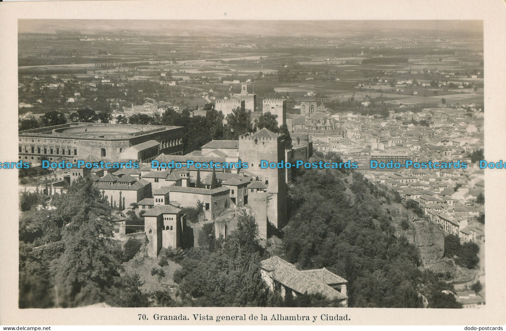 R011253 Granada. Vista General De La Alhambra Y Ciudad - Monde