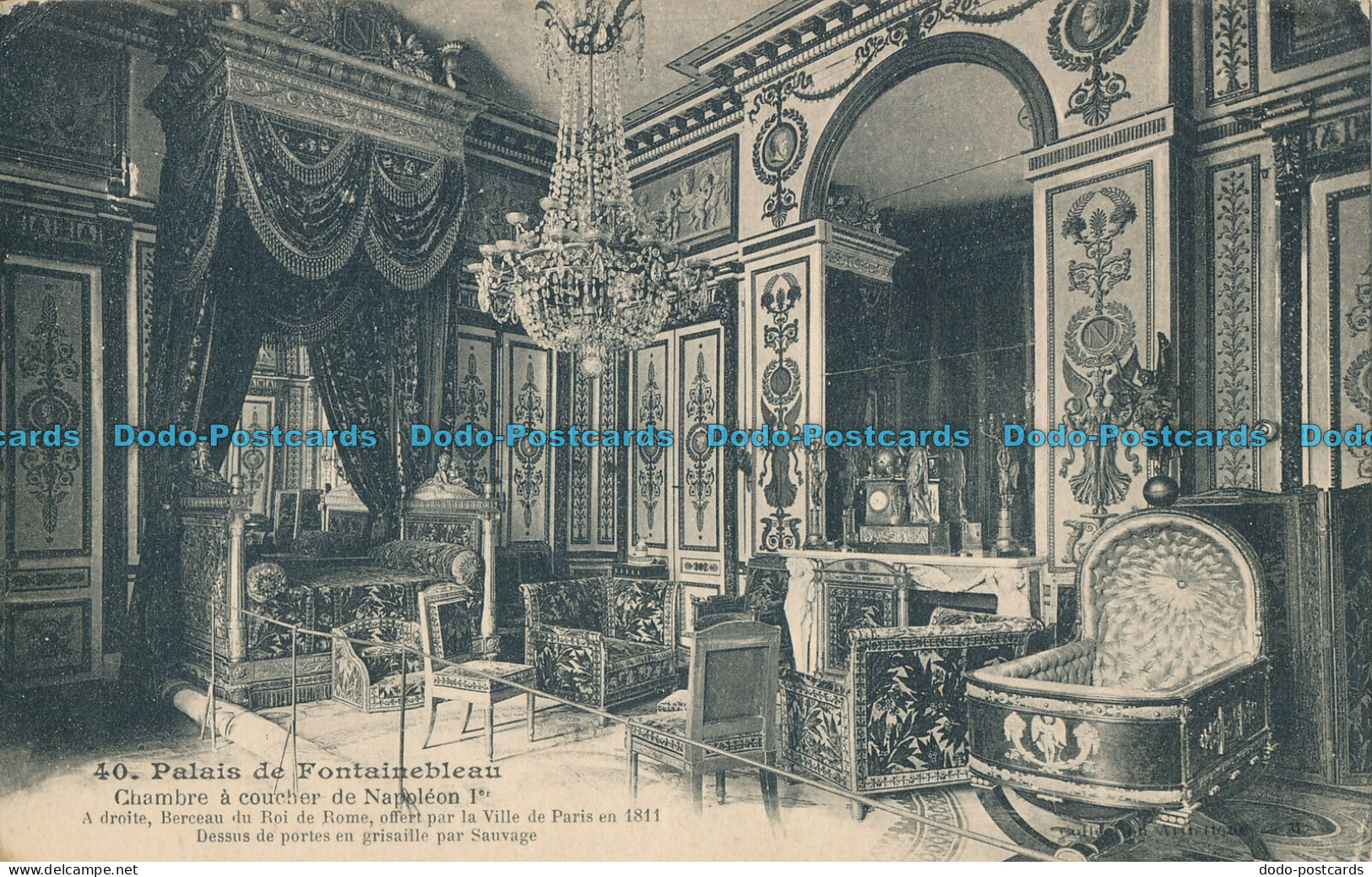 R011495 Palais De Fontainebleau. Chambre A Coucher De Napoleon Ier. L. Menard - Monde