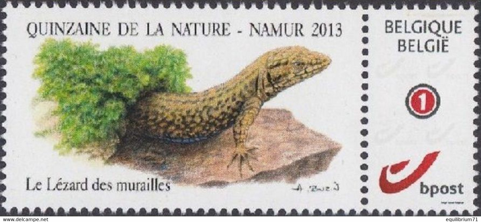 DUOSTAMP** / MYSTAMP** - Buzin - Lézard Des Murailles / Muurhagedis / Mauereidechse / Wall Lizard - Mint