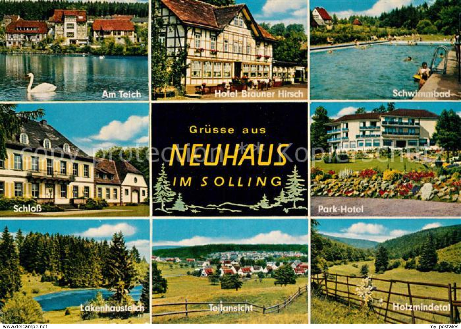 73275713 Neuhaus Solling Hotel Brauner Hirsch Schloss Park-Hotel Freibad Lakenha - Holzminden