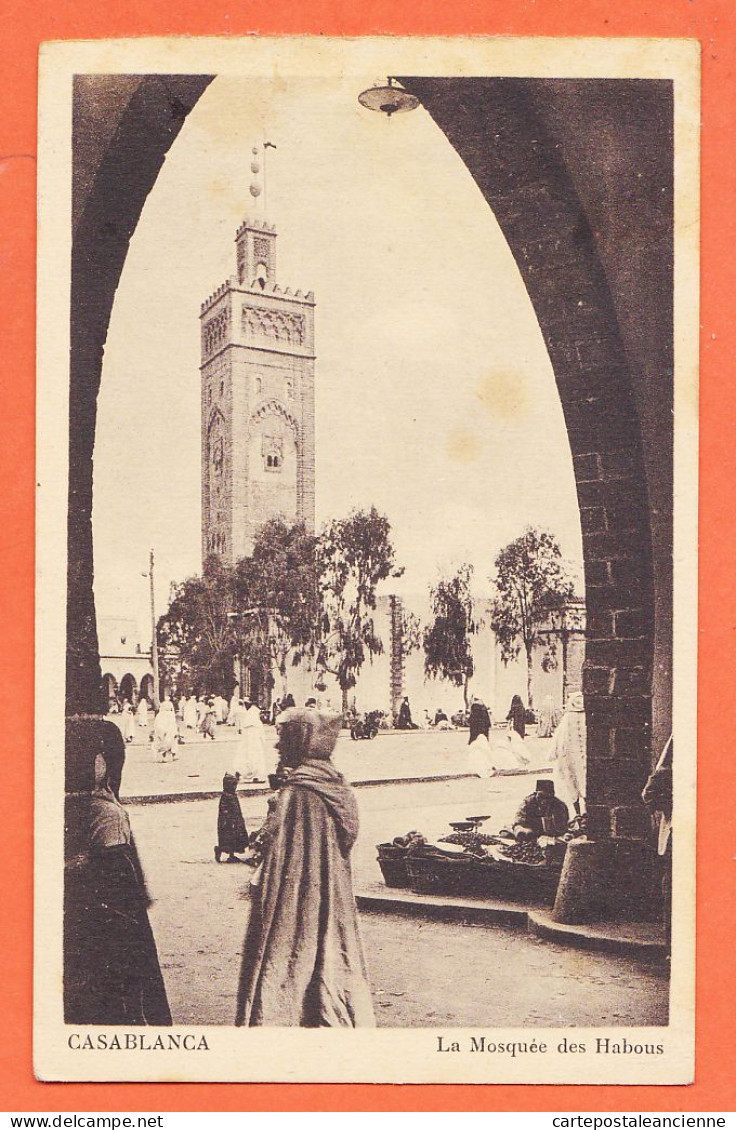 08117 ● CASABLANCA Maroc La Mosquee Des HABOUS 1950s à JEAN 6 Rue Joutx Aigues Toulouse - Casablanca
