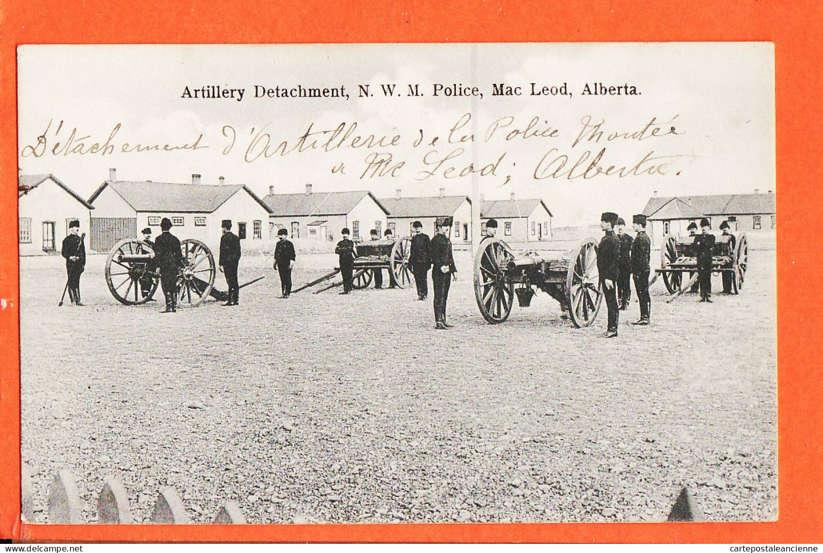 08082 ● Rare Mac LEOD Alberta Mc Artillery Detachment NW.M. Police Canada 1915s W.G MACFARLANE Toronto D-392 - Otros & Sin Clasificación
