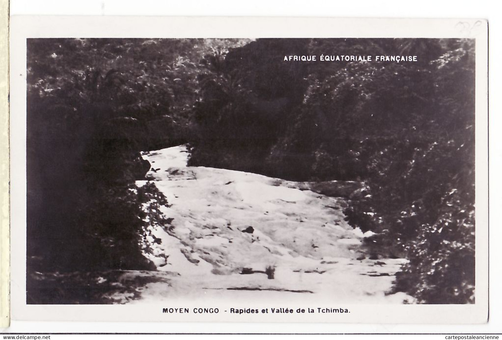 08000 / ⭐ ◉  Moyen Congo-Français Rapides Dans Vallée TCHIMBA Carte Photo 1920s MISSIONS Afrique Equatoriale Française - Frans-Kongo