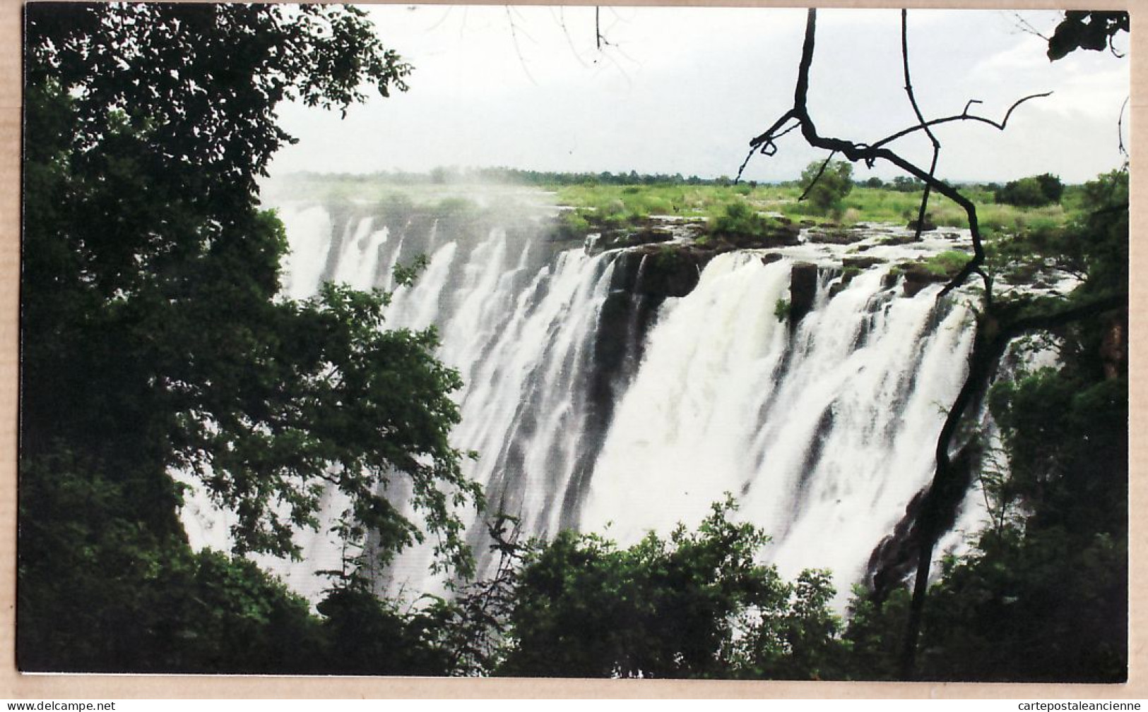 08019 ● VICTORIA FALLS ZAMBIA Chute Zambie Carte Lettre 165x200mm  - Zambie