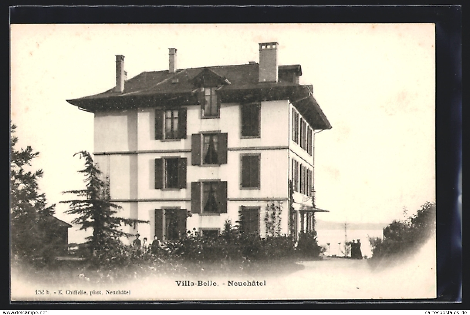 AK Neuchâtel, Hotel-Pension Villa-Belle  - Neuchâtel