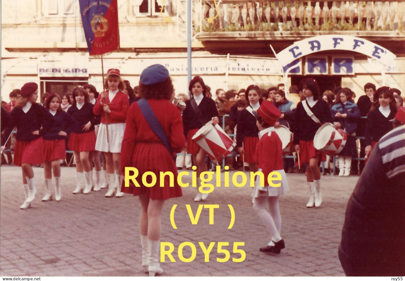 Lazio Viterbo Ronciglione Folklore Majorette In Piazza(fotografia) - Dans