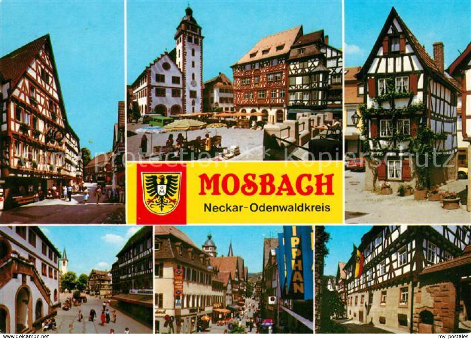 73272961 Mosbach Baden Fussgaengerzonen Marktplatz Mosbach Baden - Mosbach