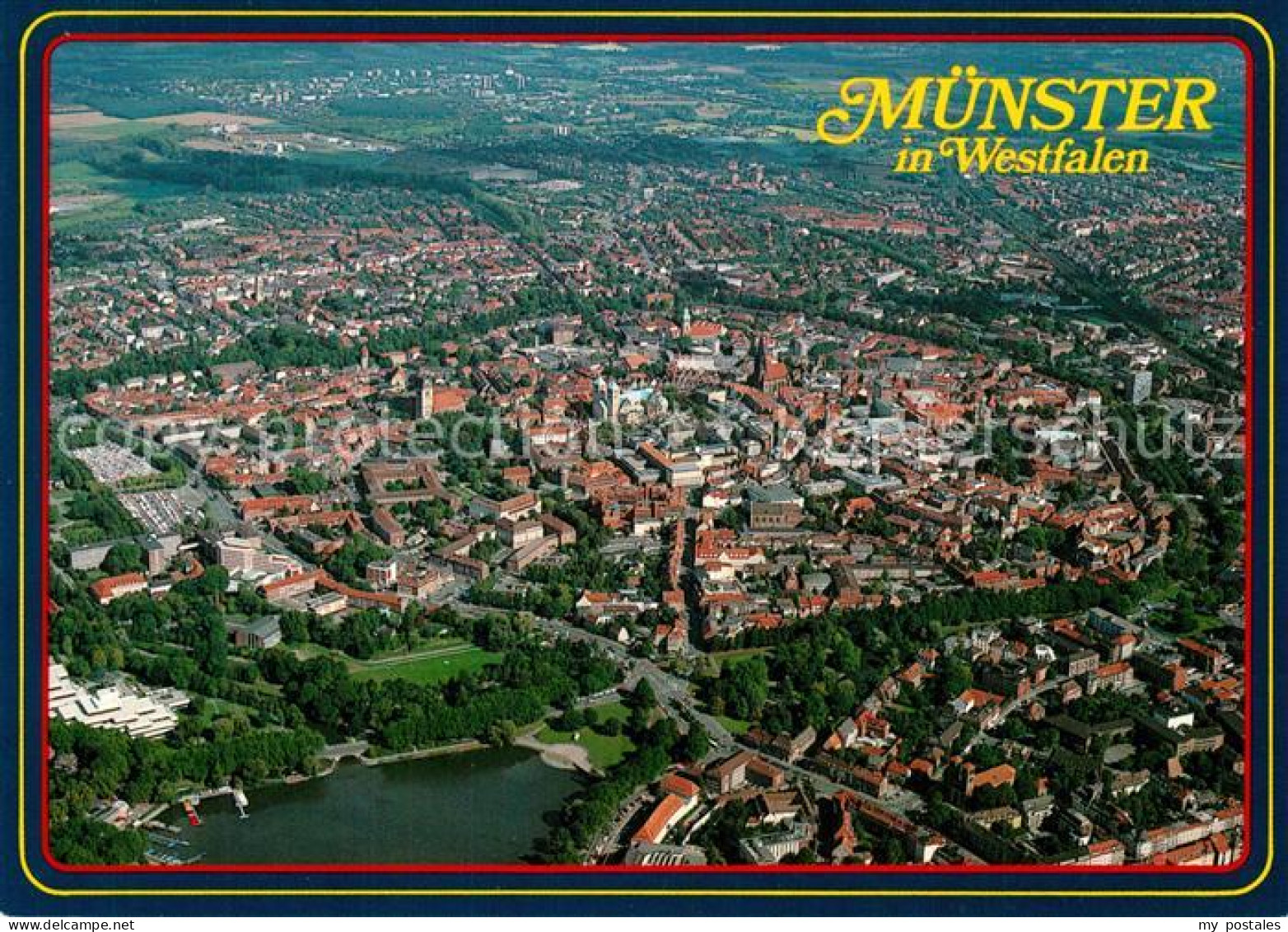 73272944 Muenster Westfalen Fliegeraufnahme Muenster Westfalen - Muenster