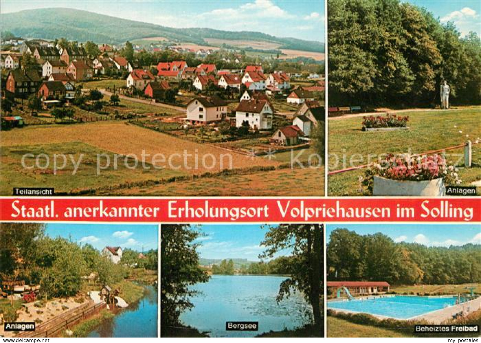 73272937 Volpriehausen Teilansicht Anlagen Bergsee Freibad Volpriehausen - Uslar