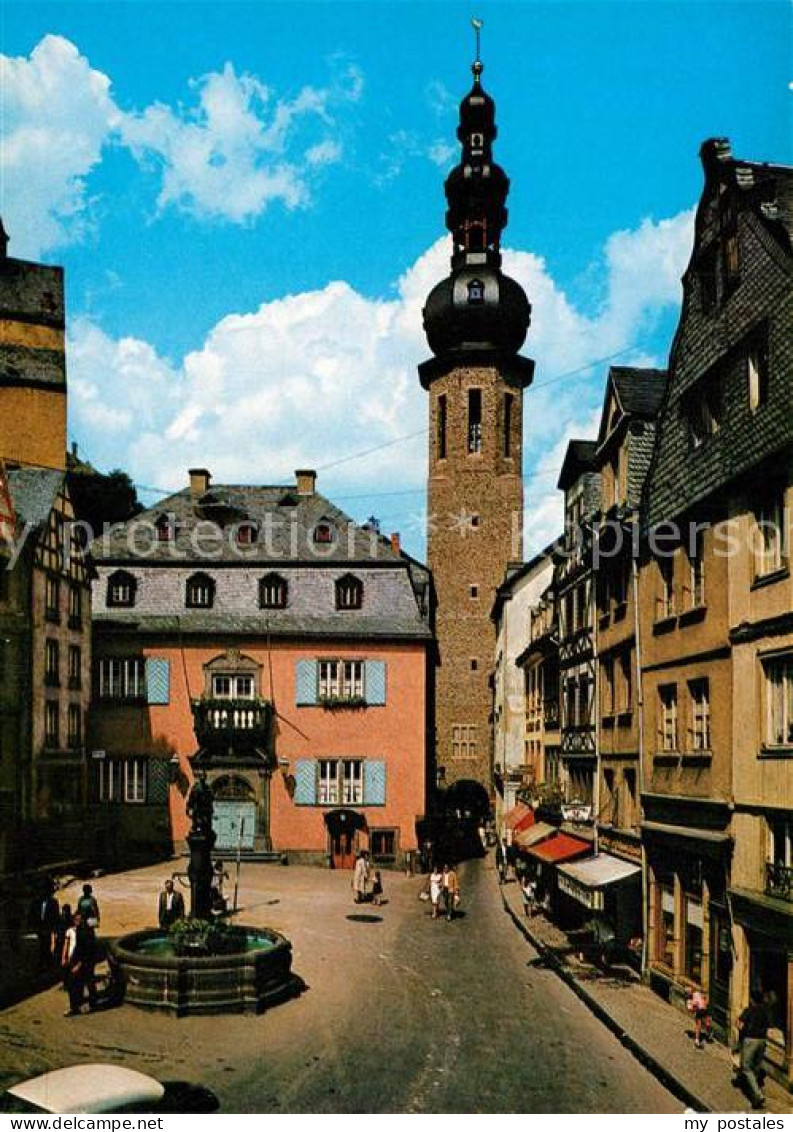 73272589 Cochem Mosel Marktplatz Rathaus Cochem Mosel - Cochem