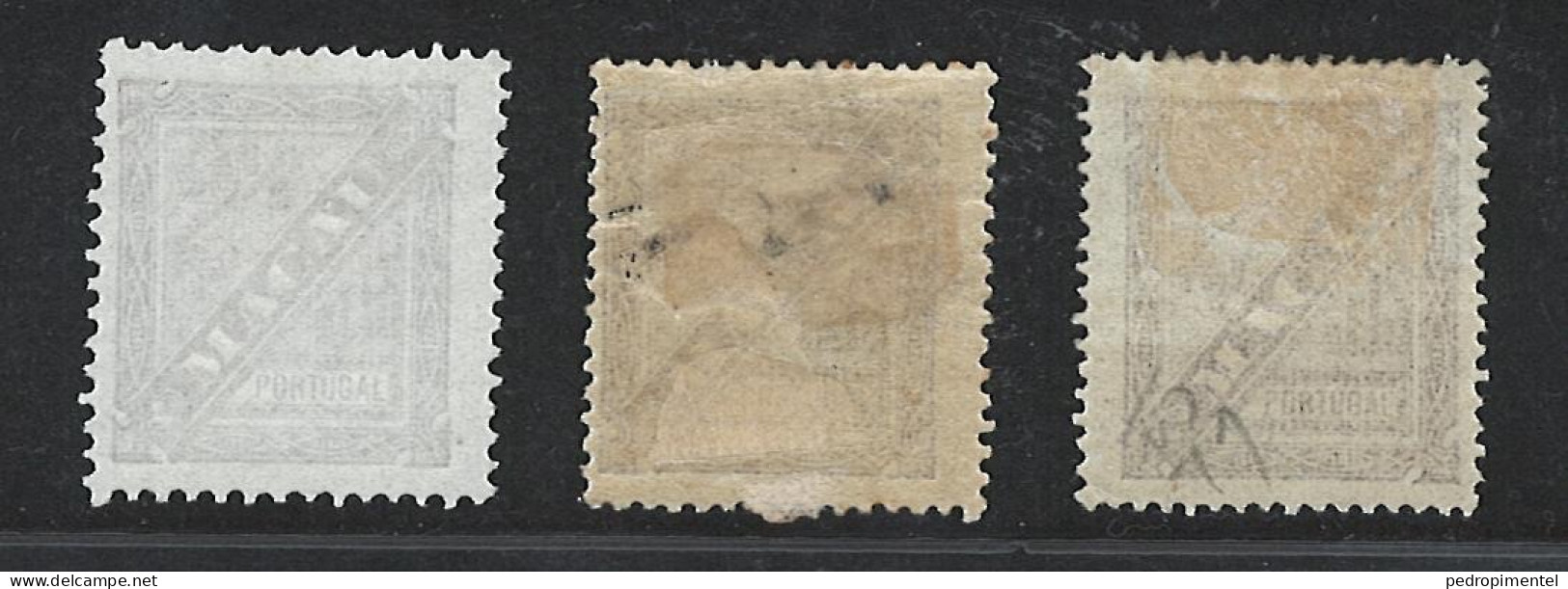 Portugal Macau 1892-93 "King Charles" Condition MH  Mundifil #46 (the 3 Different Perforations) - Unused Stamps