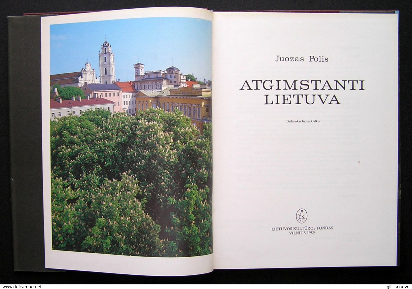 Lithuanian Book / Atgimstanti Lietuva 1989 - Cultura