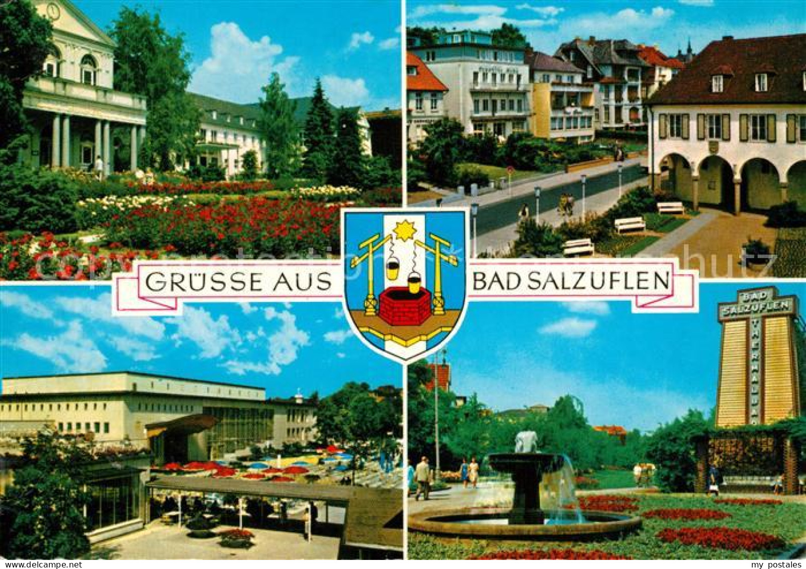 73272371 Bad Salzuflen Kurpark Kurklinik Brunnen Thermalbad Bad Salzuflen - Bad Salzuflen