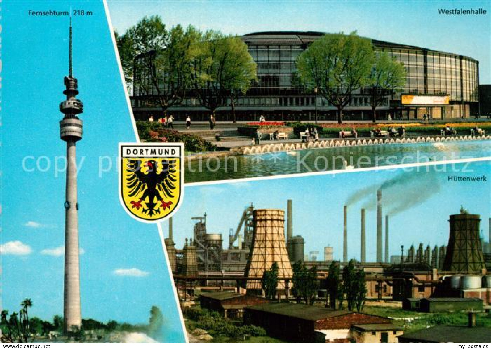 73272368 Dortmund Fernsehturm Westfalenhalle Huettenwerk Dortmund - Dortmund