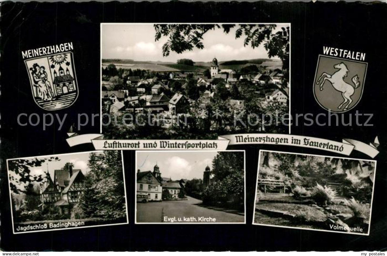 73272308 Meinerzhagen Jagdschloss Badinghagen Volmequelle Kirche Panorama Meiner - Meinerzhagen