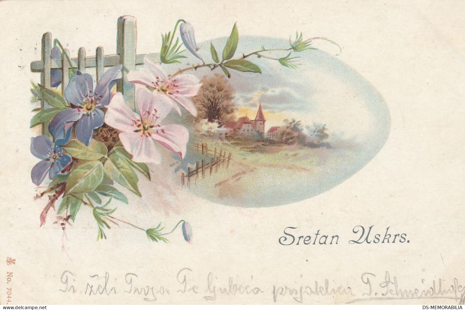 Hungary Croatia Postcard Sent From Zagreb 1900 LOCO - Storia Postale