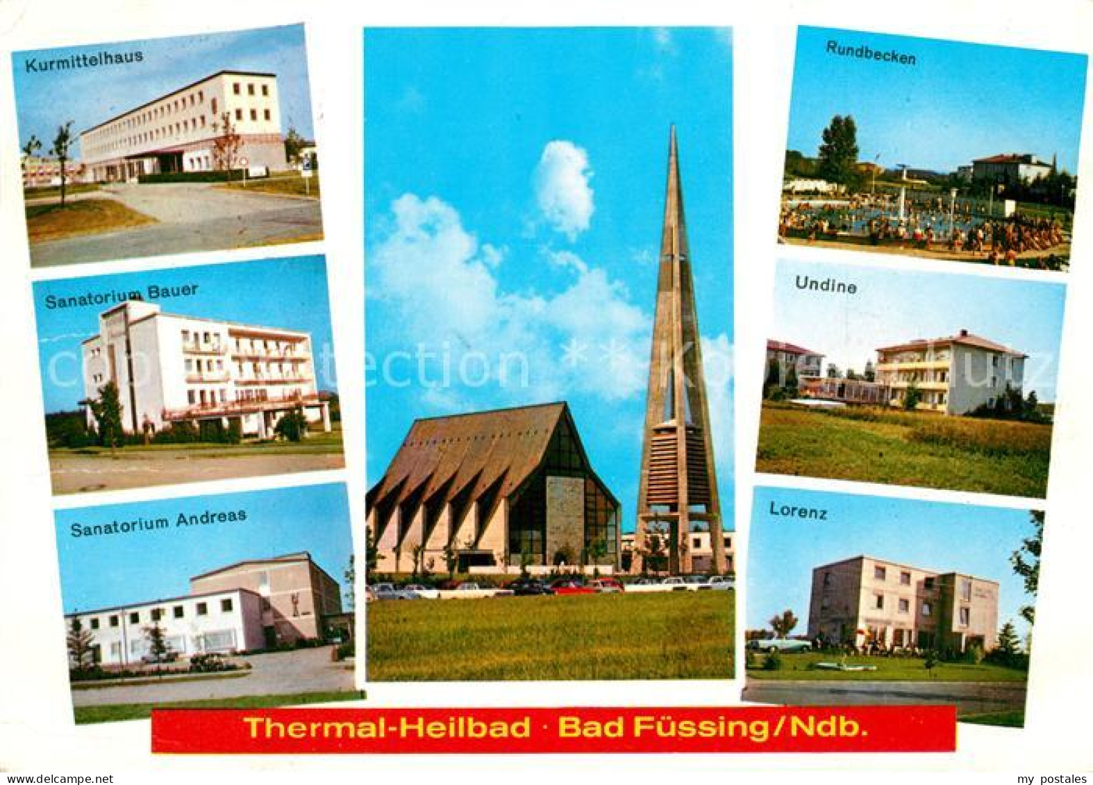 73272045 Bad Fuessing Thermalbad Heilbad Kurmittelhaus Sanatorium Kirche Bad Fue - Bad Fuessing