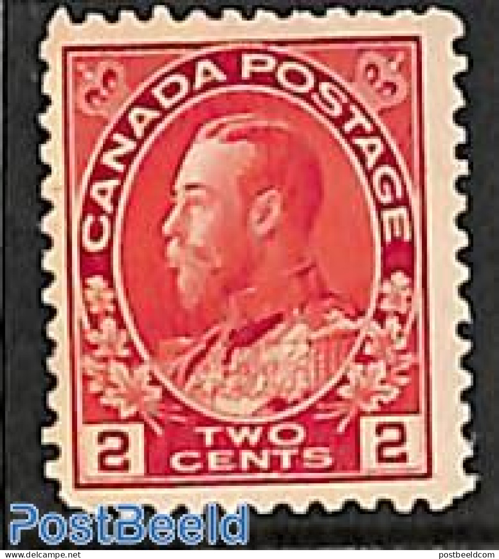 Canada 1911 2c Carmine, Stamp Out Of Set, Unused (hinged) - Nuevos