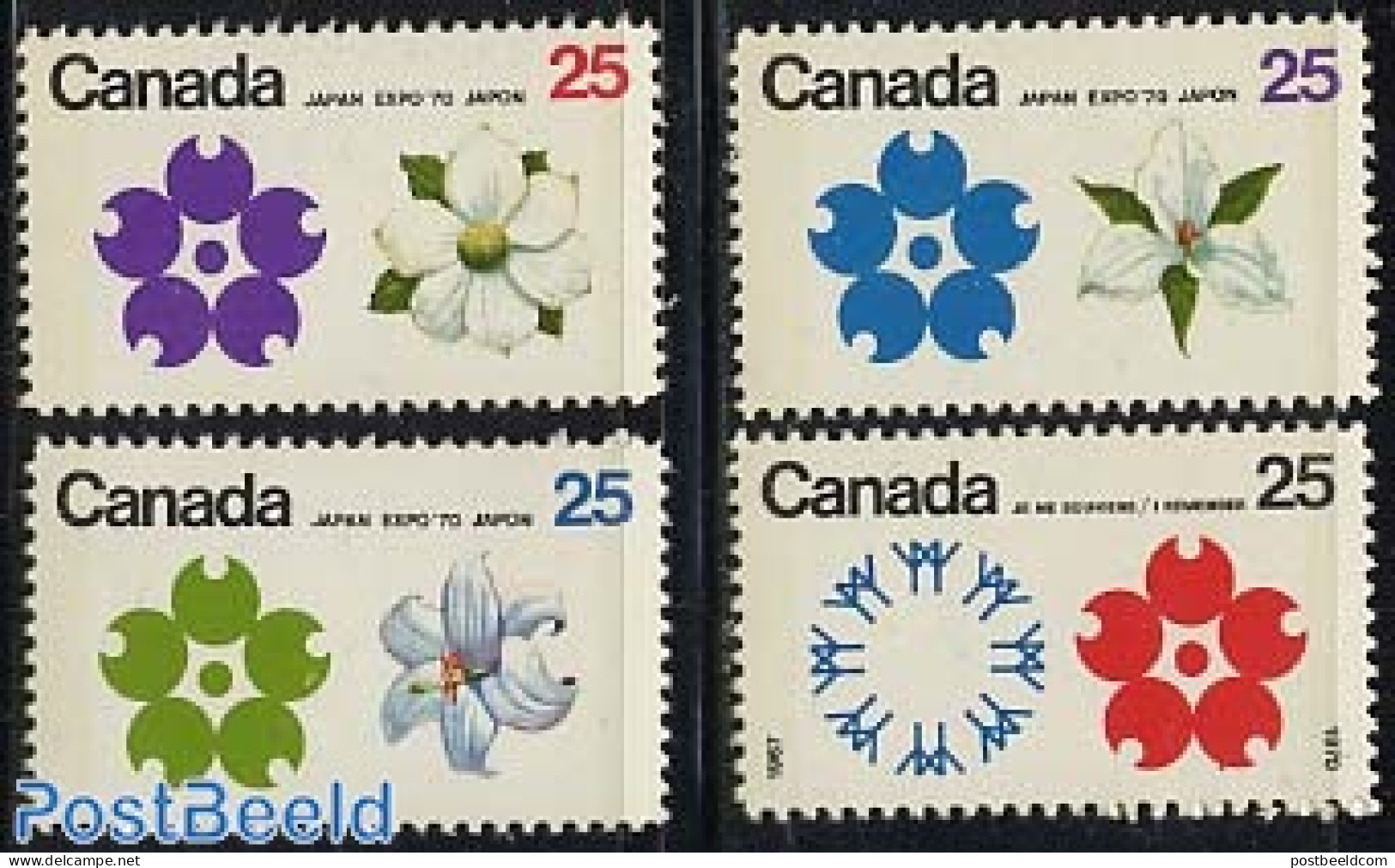 Canada 1970 Expo 1970 4v, Normal Paper, Mint NH, Various - World Expositions - Ongebruikt