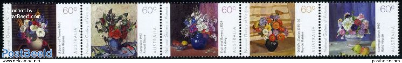 Australia 2011 Nora Heysen 5v [::::], Mint NH, Nature - Flowers & Plants - Art - Paintings - Unused Stamps