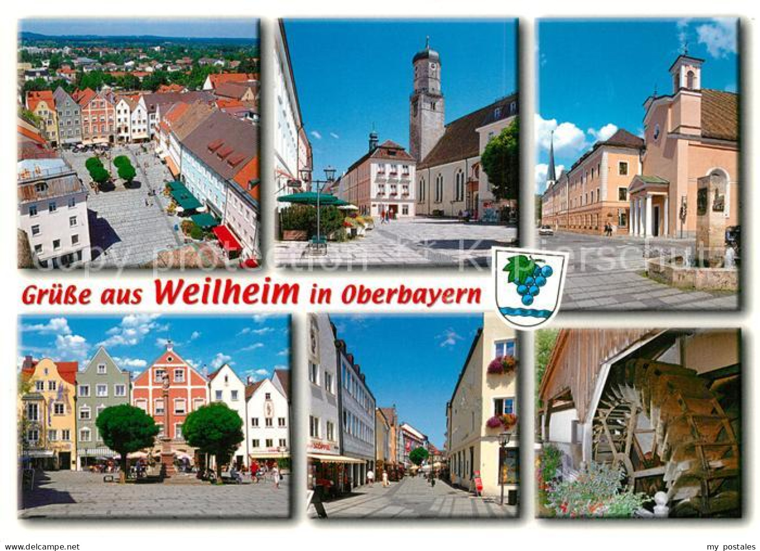73271848 Weilheim Oberbayern Teilansichten Strassenpartien Muehlrad Weilheim Obe - Weilheim