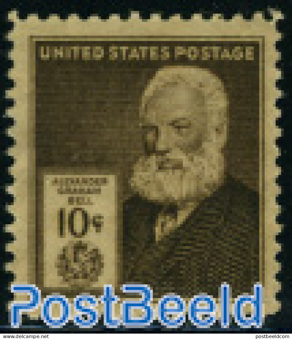 United States Of America 1940 10c, Alexander Graham Bell, Stamp Out Of Set, Mint NH, Science - Inventors - Nuevos