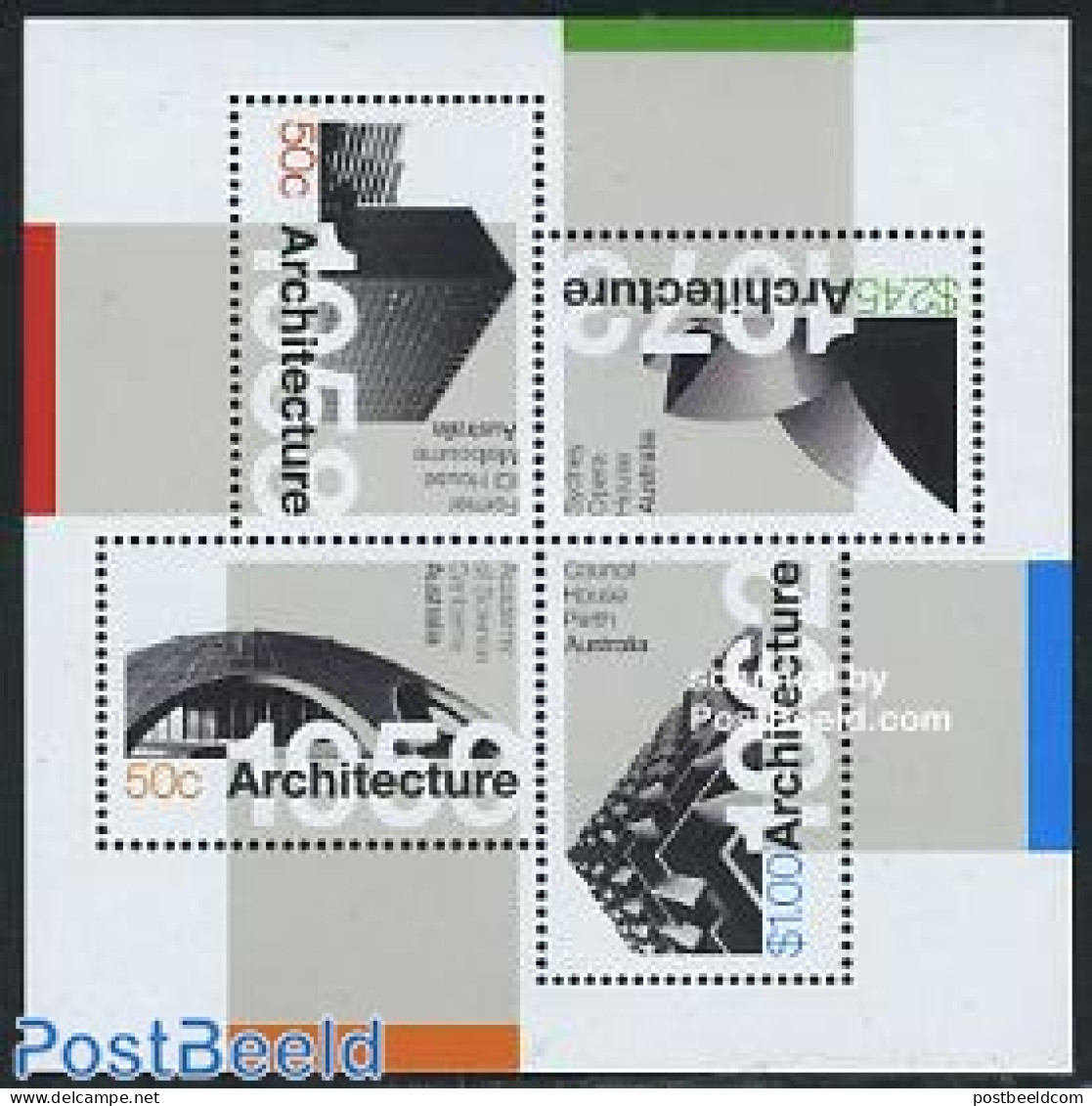 Australia 2007 Architecture S/s, Mint NH, Art - Modern Architecture - Unused Stamps