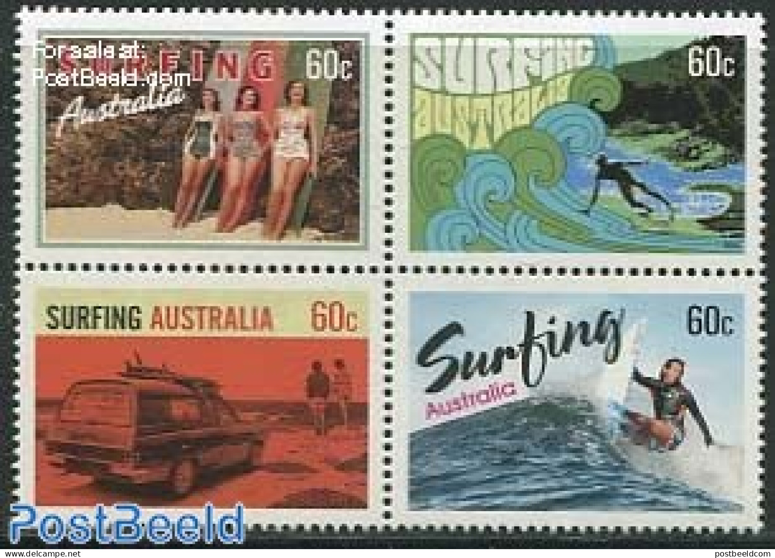 Australia 2013 Surfing 4v [+], Mint NH, Transport - Automobiles - Ongebruikt