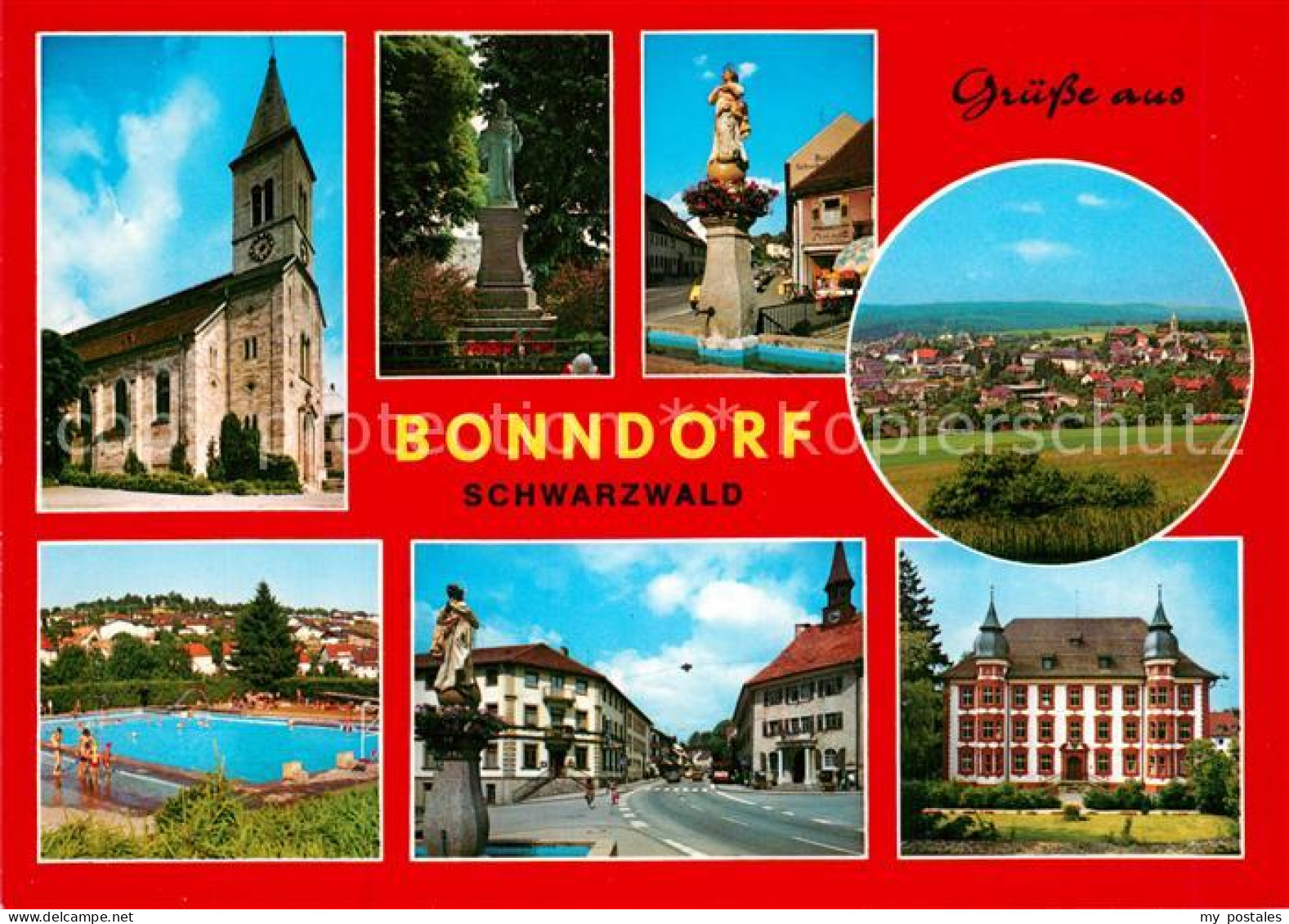 73271791 Bonndorf Schwarzwald Kirche Denkmal Schwimmbad Strasse Schloss Bonndorf - Bonndorf