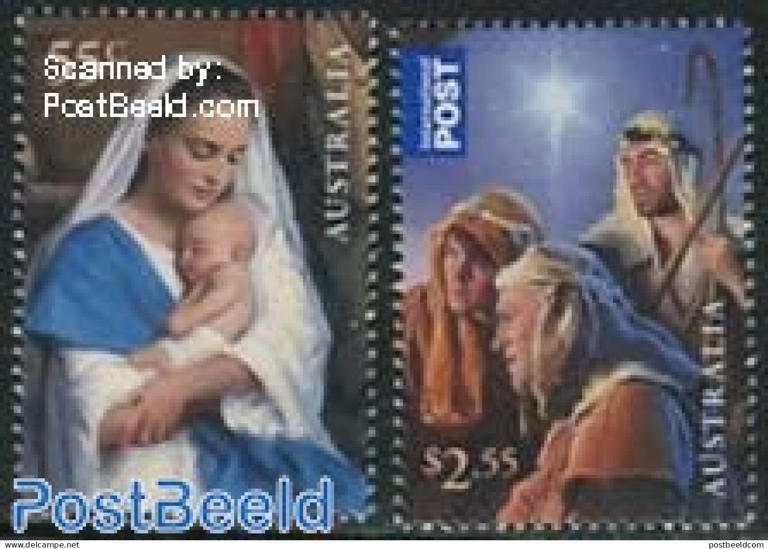 Australia 2013 Christmas 2v, Mint NH, Religion - Christmas - Unused Stamps